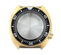 Gladiaond 1pc 45mm Watch Case 316L Steel For NH35 NH36 NH38/34 Movements 28.5mm Dial 10ATM Sapphire Glass(Black steel ring C)