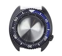 Gladiaond 1pc Black 45mm Sapphire Glass Watch Cases 3.8 O'clock Screw-in Crown For Nh35 Nh36 4R36 Movement Watches Accessories(Black chapter ring 2)