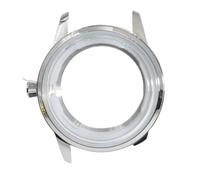 Gladiaond 1pc Cocktail Case Nh35 40mm Watch Sapphire Mod For NH35 NH38 Accessories Diving Men's(SILVER)