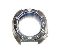 Gladiaond 1pc For SKX 6105 43mm Case Titanium Bezel Sapphire Glass Diver's Waterproof For NH35 NH36 SKX007 SKX009 Automatic Movement(G10,Blue chapter ring)