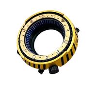 Gladiaond 1pc Gold Armor Black Tuna Watch Cases Copper Bezel Insert Transparent Back Cover Fits For NH36 NH35 Movements Parts(A1)