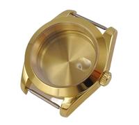 Gladiaond 1pc Silver Black Rose Gold 36mm 39mm Polished Bezel Watch Case For NH34 NH35 NH36 NH38 NH39 NH70 NH72 Accessories(B solid-cyclop,39mm-NH35)