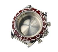 Gladiaond 1pc Watch Case 39mm Quartz Chronograph Function Waterproof Sapphire Glass For VK63 Movement Men's Accessories(Black)