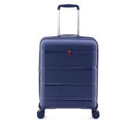 Gladiator 0800 4 wheels Cabin trolley 55 cm with expansion pleat blue