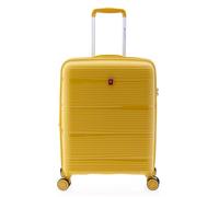 Gladiator 0800 4 wheels Cabin trolley 55 cm with expansion pleat yellow