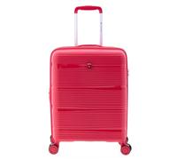 Gladiator 0800 4 wheels Trolley 55 cm with expansion pleat red