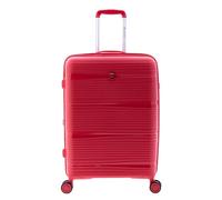Gladiator 0800 4 wheels Trolley 65 cm with expansion pleat red