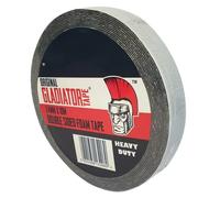 Gladiator® (1 Pack) Double Sided Foam Tape Black Heavy Duty (24mm x 10m) Number Plate Sticky Adhesive Mounting Tape Waterproof for Automotive, Mounting, LED. Permanent Strong Glue