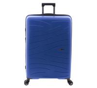 Gladiator 1700 4 wheels Trolley 74 cm with expansion pleat blue