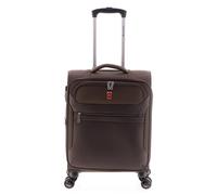 Gladiator 2000 4 wheels Cabin trolley 55 cm with expansion pleat brown
