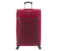 Gladiator 2000 4 wheels Trolley 78 cm with expansion pleat red