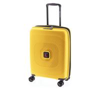 Gladiator 2800 4 wheels Cabin trolley 55 cm with expansion pleat yellow