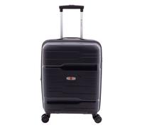 Gladiator 3800 4 wheels Cabin trolley 55 cm with expansion pleat black