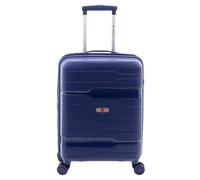 Gladiator 3800 4 wheels Cabin trolley 55 cm with expansion pleat blue