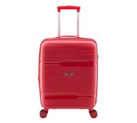 Gladiator 3800 4 wheels Cabin trolley 55 cm with expansion pleat red