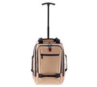 Gladiator 3900 2 wheels Backpack trolley 40 cm Laptop compartment beige