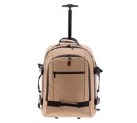 Gladiator 3900 2 wheels Backpack trolley 55 cm Laptop compartment beige