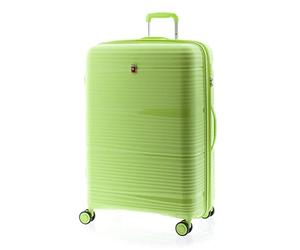 GLADIATOR Bionic Expandable Suitcase, Hard and Spinner Wheels, Large, 30", Light Green, Grande, 76 cm, Expandable Suitcase, Hard and Spinner Wheels.