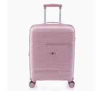 Gladiator 3800 4 wheels Cabin trolley 55 cm with expansion pleat pink