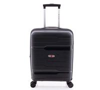 Gladiator 3800 4 wheels Cabin trolley 55 cm with expansion pleat black