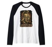 Gladiator Carpophorus Ancient Rome SPQR Gladiators Pro Raglan Baseball Tee