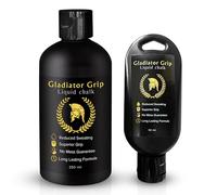 Gladiator Grip Liquid Chalk |Hand Chalk for Superior Grip | Sweat-Free Hands for Weightlifting, Rock Climbing, Gymnastics, Bouldering, Pole Dancing, Fitness, CrossFit, and Bodybuilding (250ml)