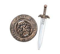 Gladiator Lion Shield 46cm & Sword 47cm