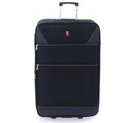 GLADIATOR 70 cm EVA Extendable Trolley Time Leisure and Sportwear, Adults Unisex, Unisex_Adult, 211204, Black (Black), 70 cm