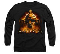 Gladiator My Name is Mens Long Sleeve T Shirt, Black, X-Large