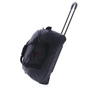 GLADIATOR Polar Travel Bag with Wheels, Large, 62 L, Black/White, Grande, 62 L, Travel Bag with Wheels