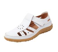 Gladiator Sandals for Women Wide Fit Comfortable Closed Toe Leather Sandals Smart Casual Non-Slip Sole Breathable Hollow Out Summer Beach Sandal Athletic Walking Shoes Slip On Soft Cushion Footwear