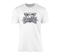 Gladiator Text T-Shirt Top Tee - Retro 90's TV Game Sport Show Eliminator Contestant Team Jet Lightning Cobra Warrior Wolf Unisex Clothing Clothes Gift (1-2 Years, White Prime)