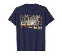 Gladiator Unleash Hell T-Shirt, Men, Navy Blue, Small