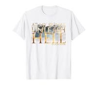 Gladiator Unleash Hell T-Shirt, Men, White, Medium