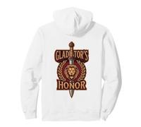 Gladiators Honor Roman Gladius Sword Lion Ancient Rome SPQR Pullover Hoodie