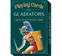 Gladiators Playing Cards: 1 deck of 54 playing cards