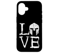 Gladiators Spartan Helmet Love Warrior Greek Sparta Case for iPhone 16
