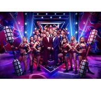 Gladiators TV Show Poster with Presenters Landscape 2025 2026 (A4)