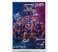 Gladiators UK Cast Signed Photo Poster A4/A3 Print Picture Display Framed Autograph Memorabilia Gift TV Show Fans (Gladiators UK, Grey A3 Print (Unframed))