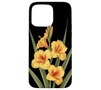 Gladiolus Flower Scientific Name Vintage Illustration Flora Case for iPhone 15 Pro Max