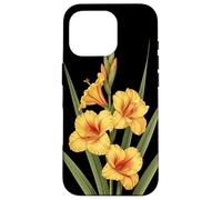 Gladiolus Flower Scientific Name Vintage Illustration Flora Case for iPhone 16 Pro