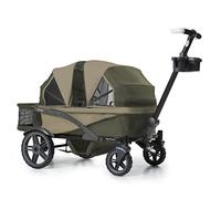 Gladly Family Anthem 4 Quad All-Terrain Wagon Stroller Adventure Bundle, Forest