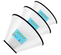 GLADOG Soft Dog Cone Collar, 3 PCS (XL is Only 1 PCS) Flexible Plastic Cone for Dogs After Surgery, Dog Recovery Collar, Adjustable E-Collar for Large/Medium/Small Dogs Cat, Comfy Elizabethan Collar