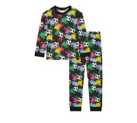 GladRags Boys or Girls Football Pyjamas, Black, Size 13 Years