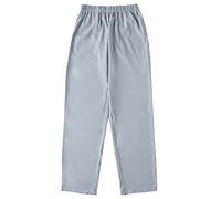 GladThink Man's Muslim Arab Middle East Pants Gray L
