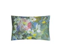 Gladys Blossom Cotton Satin Printed Pillowcase 50x75cm Designers Guild Medium Green