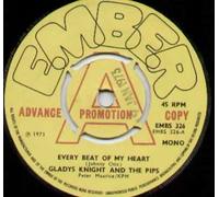 GLADYS KNIGHT AND THE PIPS - GLADYS KNIGHT AND THE PIPS - EVERY BEAT OF MY HEART - 7 inch vinyl / 45