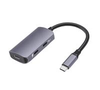 Glaeptio USB C to AR Glasses Adapter, 4K 60Hz | Video Transmitting PD 100W Fast Charging, Plug and Play, for XREAL RayNeo Viture Thunderbird Steam Deck ROG Ally