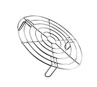 GLAITC Round Steam Rack, Stainless Steel Roasting Rack Multi-Purpose Cooking Cooling Racks Stand Steaming Air Fryer Accessories Kitchen Tools for Fryer, Steamer, Microwave Ovens Baking, 19.5cm