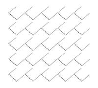 Glakyur 1000Pcs Metal Standard Cut 0.6mm Hot for Plastic Stapler Car Bumper Repair Welder Wires Car Repair Tool